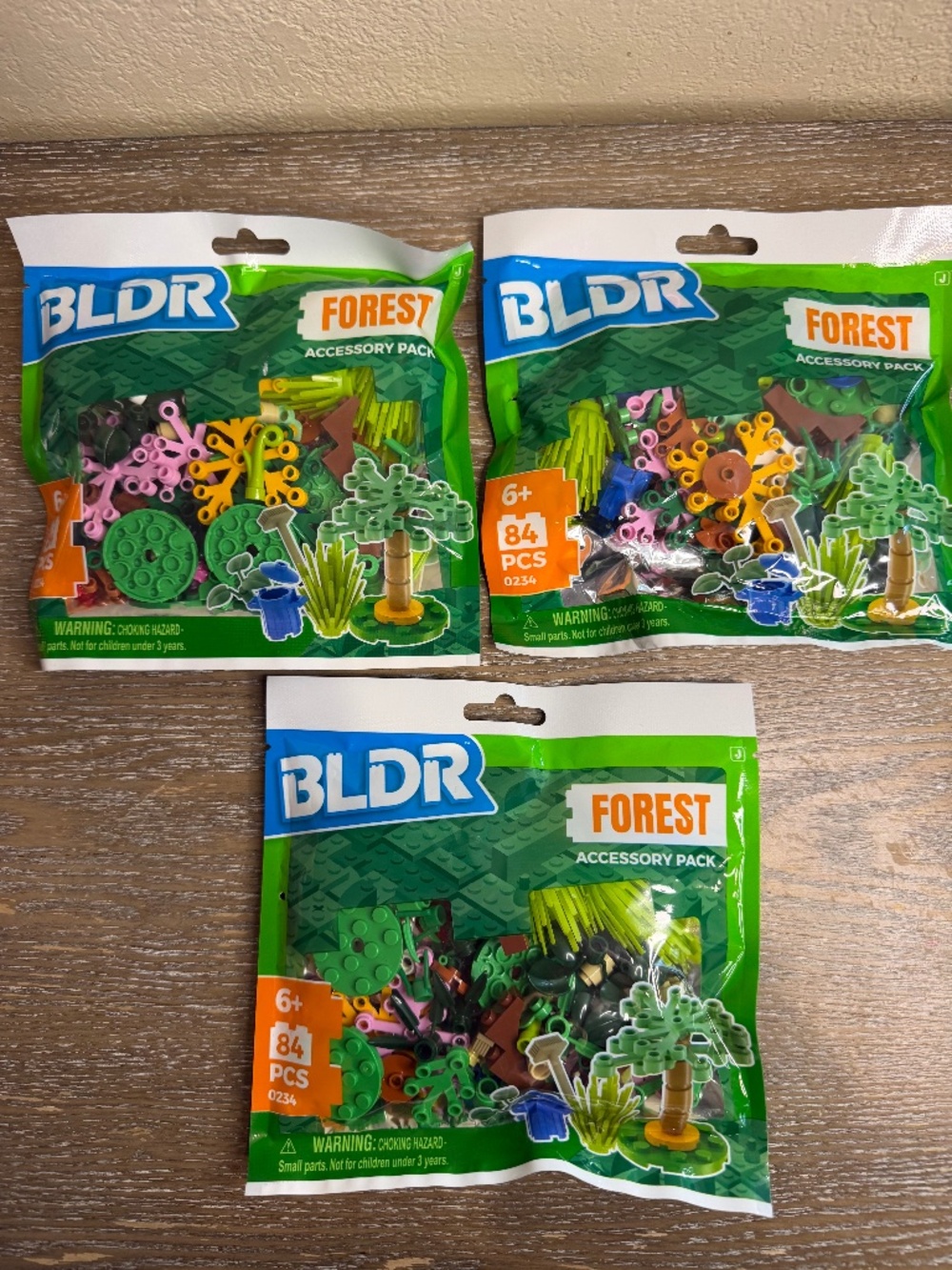BLDR Forest Accessory Pack 84pc set of 3